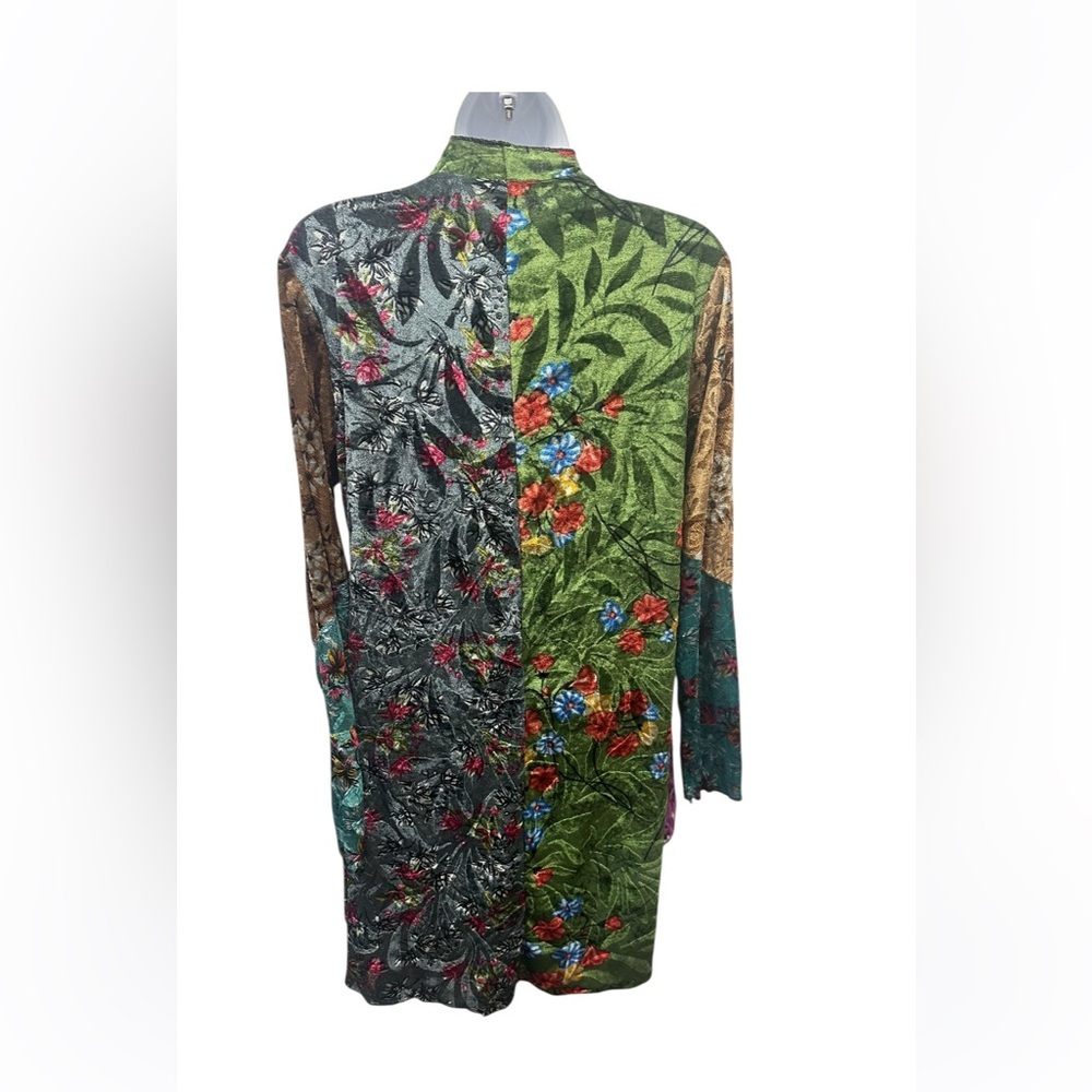 S/M. Sacred Threads Multicolor Patchwork Jacket. … - image 2